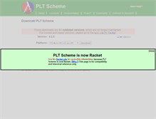 Tablet Screenshot of download.plt-scheme.org